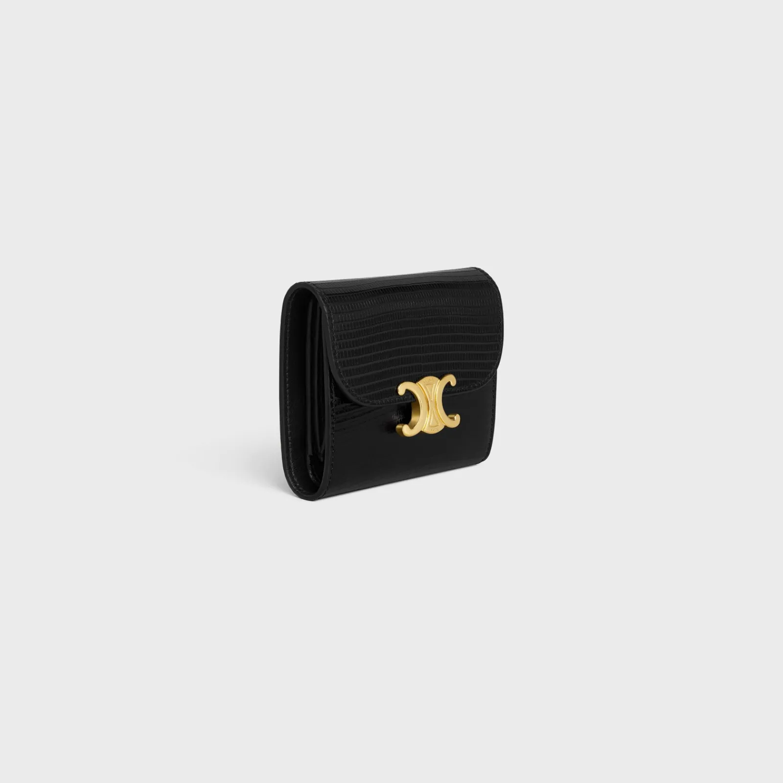 New Small Flap Wallet TRIOMPHE in lizard Women Triomphe | Categories·Wallets