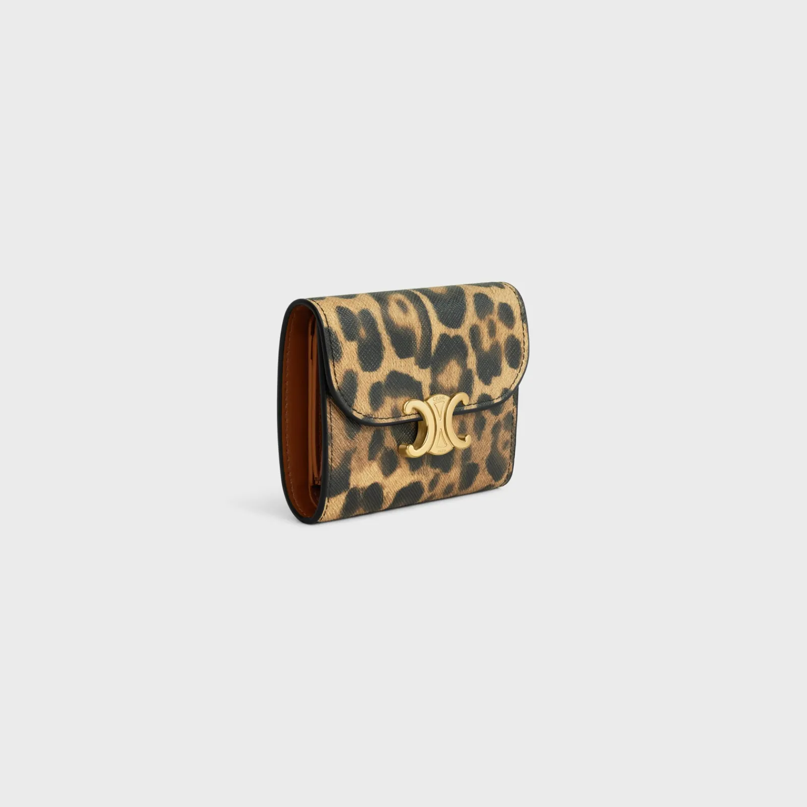 Hot Small Flap Wallet TRIOMPHE in CANVAS WITH PRINT Women Triomphe | Categories·Wallets