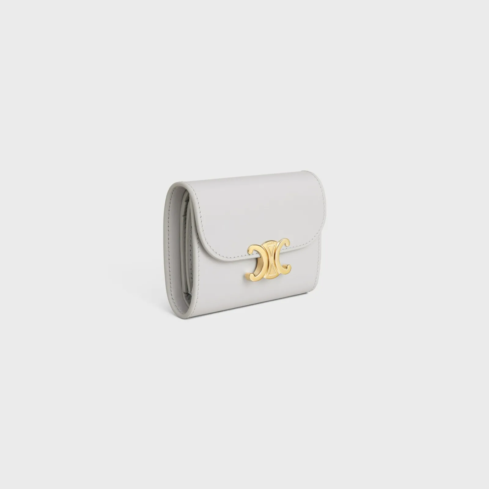 Discount Small Flap Wallet TRIOMPHE in Shiny calfskin Women Triomphe | Categories·Wallets