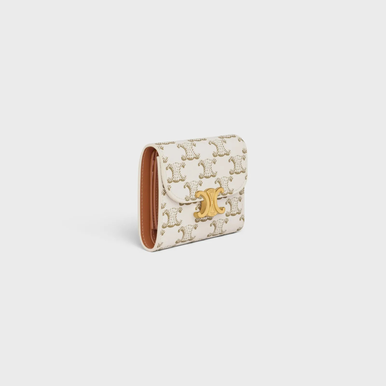 Sale Small Flap Wallet TRIOMPHE in Triomphe Canvas Women Triomphe Canvas | Categories·Wallets