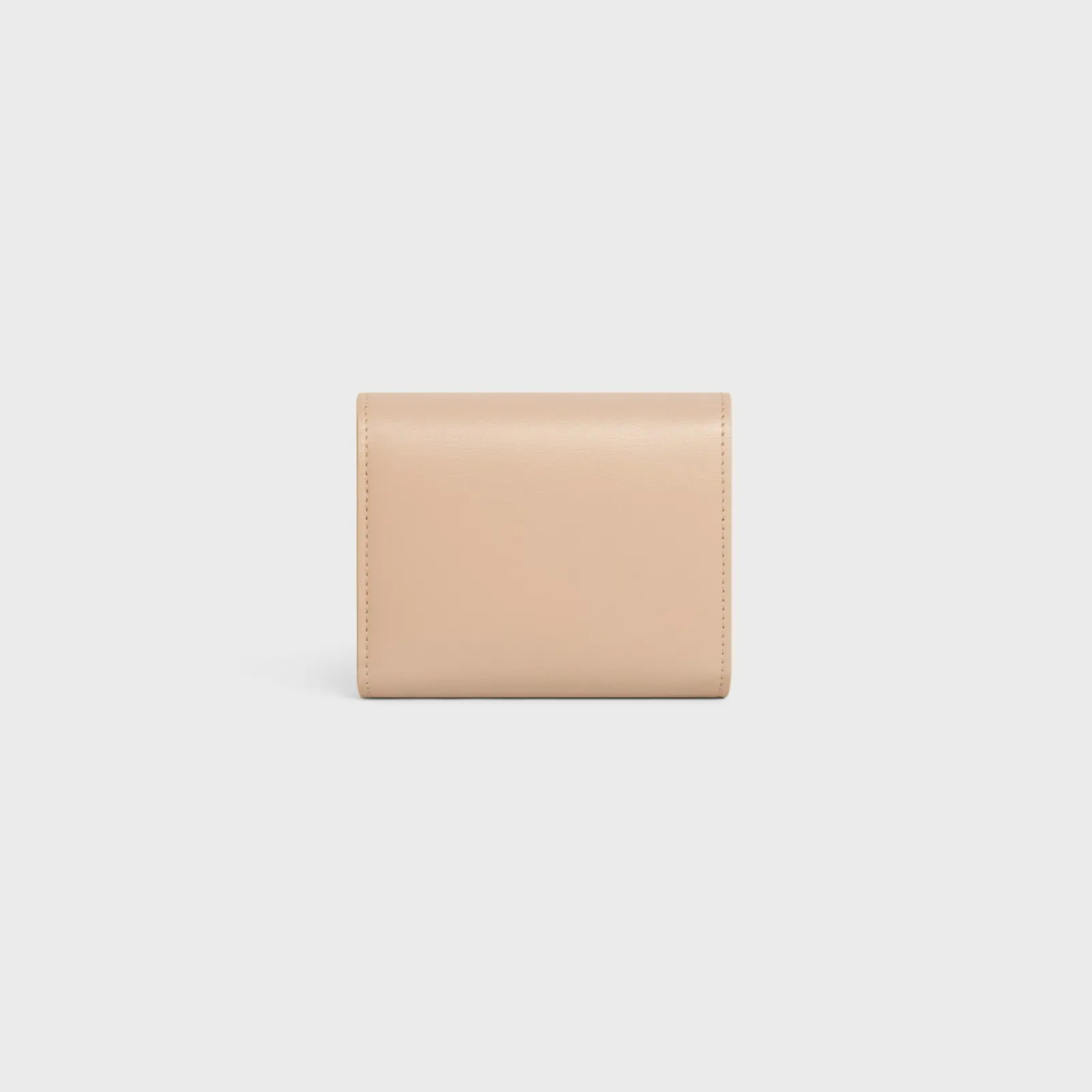 New Small Flap Wallet TRIOMPHE in Shiny calfskin Women Triomphe | Categories·Wallets