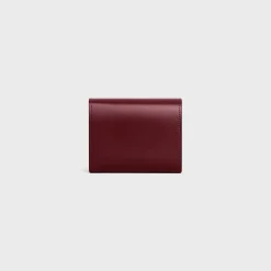 Best Small Flap Wallet TRIOMPHE in Shiny calfskin Women Triomphe | Categories·Wallets