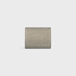 Discount Small Flap Wallet TRIOMPHE in GLITTER TEXTILE Women Triomphe | Categories·Wallets