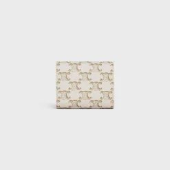 Sale Small Flap Wallet TRIOMPHE in Triomphe Canvas Women Triomphe Canvas | Categories·Wallets