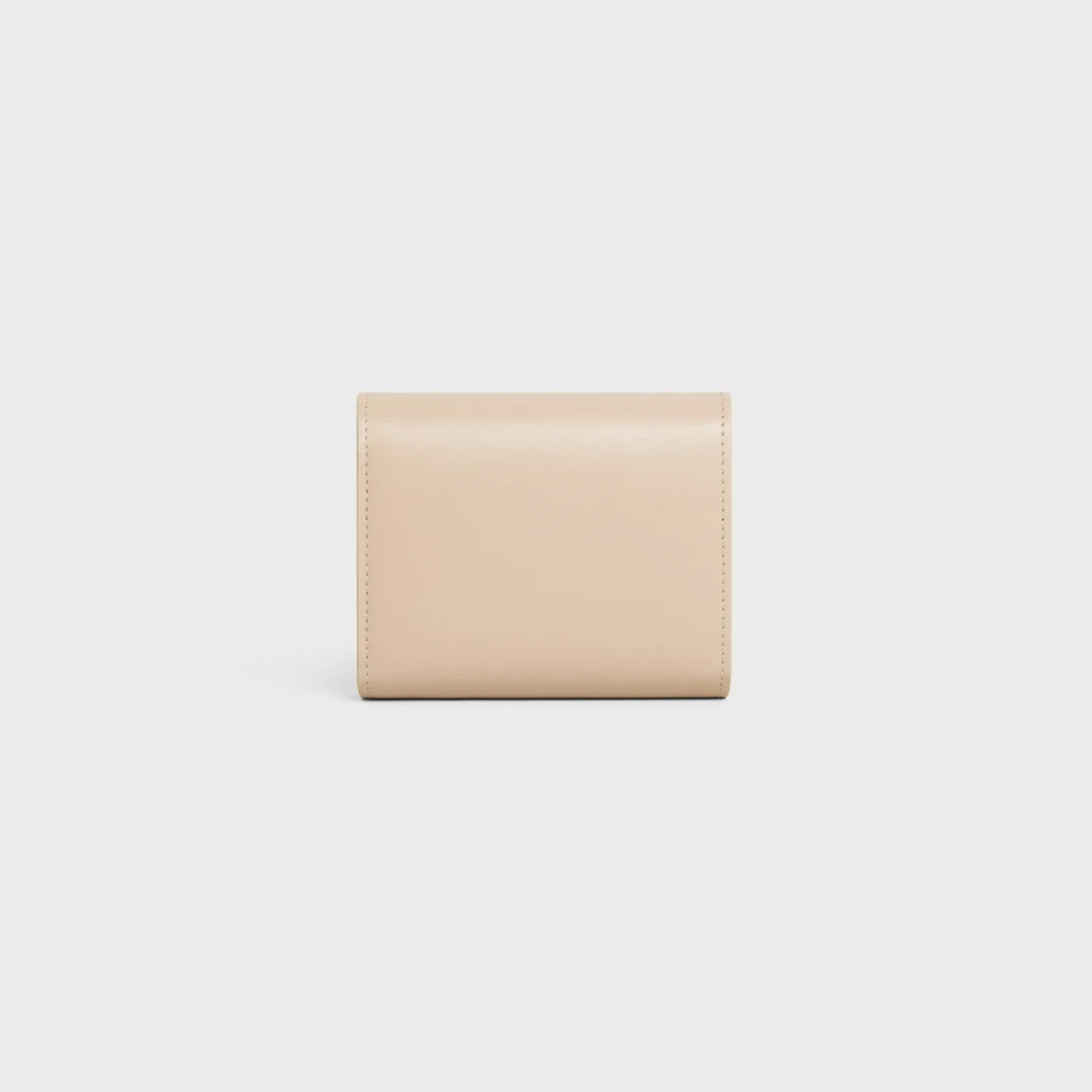 Fashion Small Flap Wallet TRIOMPHE in Shiny calfskin Women Triomphe | Categories·Wallets