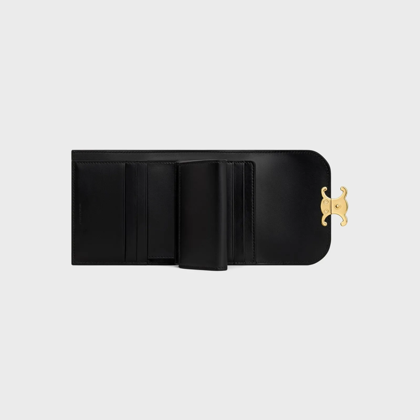 Hot Small Flap Wallet TRIOMPHE in PATENT CALFSKIN Women Triomphe | Categories·Wallets