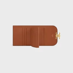 Hot Small Flap Wallet TRIOMPHE in CANVAS WITH PRINT Women Triomphe | Categories·Wallets
