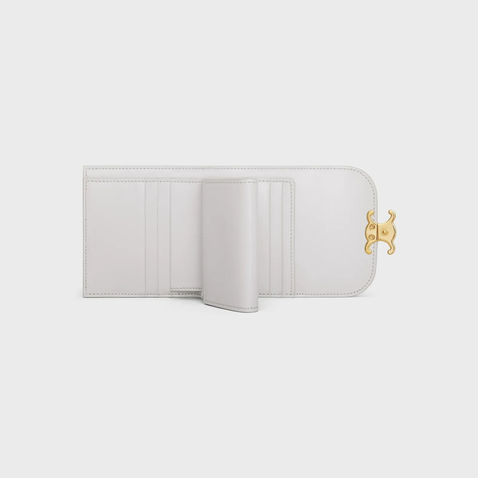 Discount Small Flap Wallet TRIOMPHE in Shiny calfskin Women Triomphe | Categories·Wallets