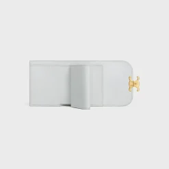 Fashion Small Flap Wallet TRIOMPHE in Shiny calfskin Women Triomphe | Categories·Wallets