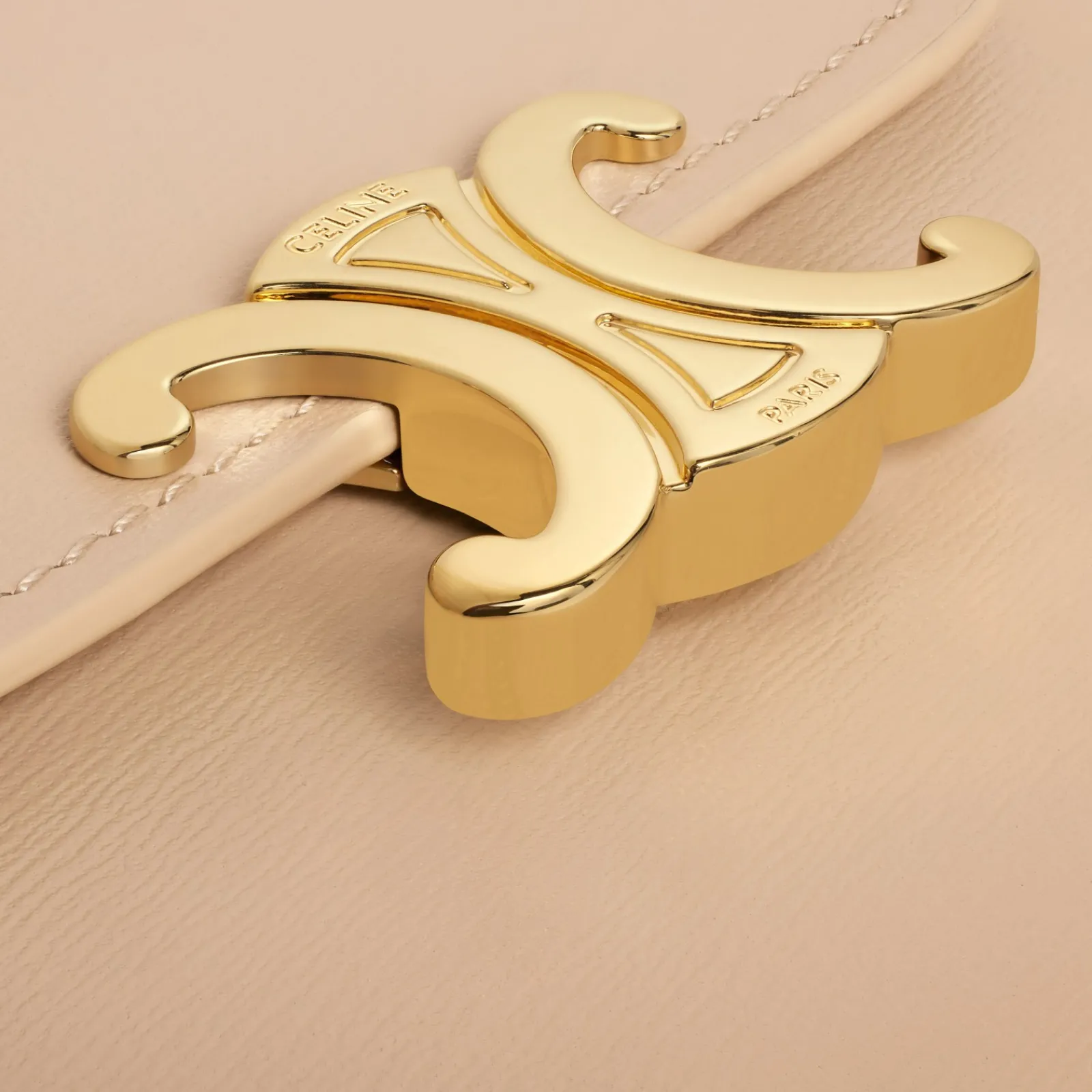 New Small Flap Wallet TRIOMPHE in Shiny calfskin Women Triomphe | Categories·Wallets