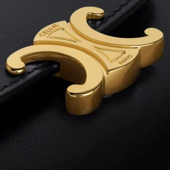 New Small Flap Wallet TRIOMPHE in Shiny calfskin Women Triomphe | Categories·Wallets