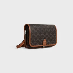 Best SMALL FOLCO MESSENGER in Triomphe Canvas and calfskin Triomphe Canvas | Categories·Cross-Body Bags