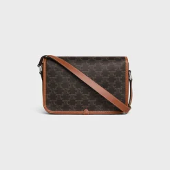 Best SMALL FOLCO MESSENGER in Triomphe Canvas and calfskin Triomphe Canvas | Categories·Cross-Body Bags