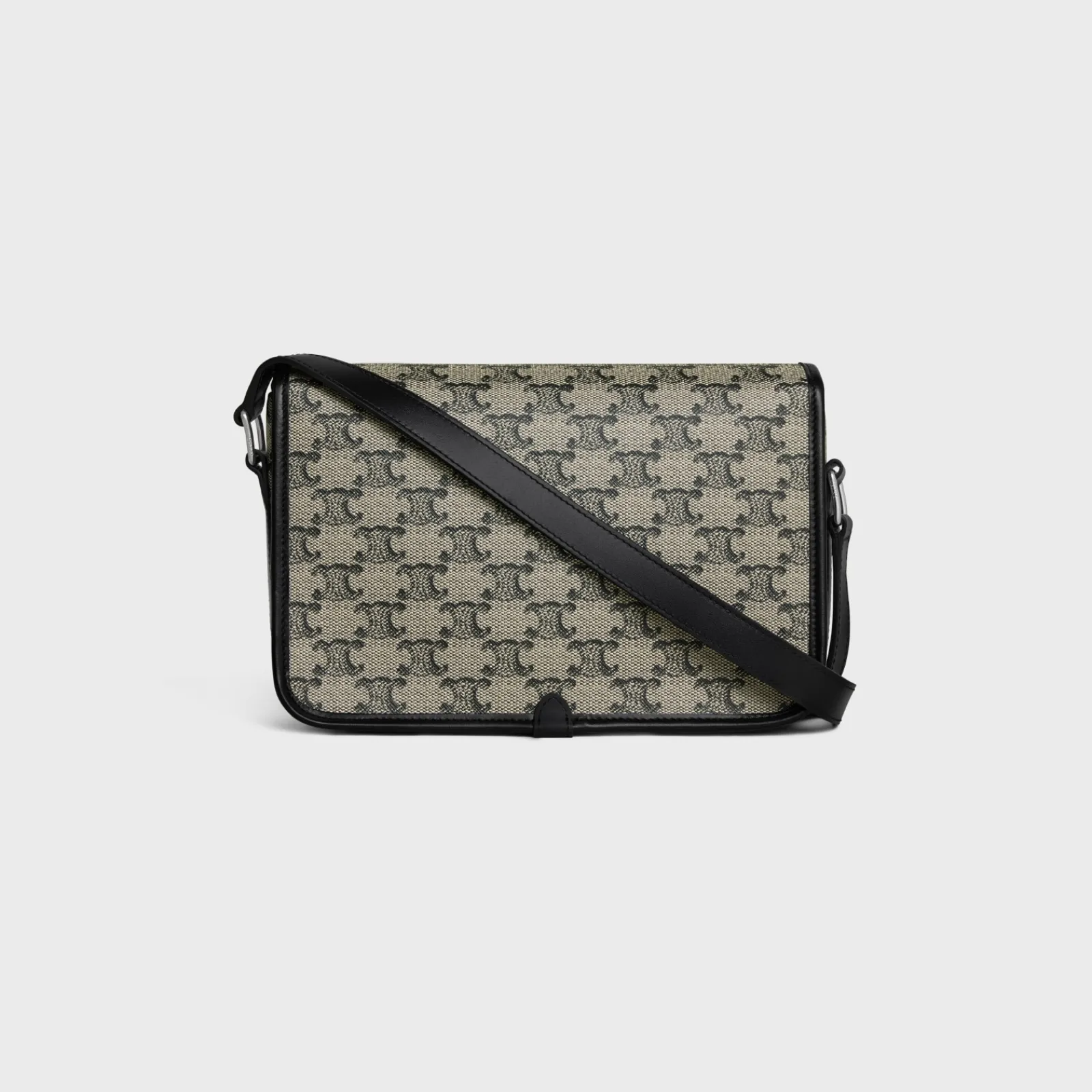 Sale SMALL FOLCO MESSENGER in TRIOMPHE CANVAS AND CALFSKIN Triomphe Canvas | Categories·Cross-Body Bags