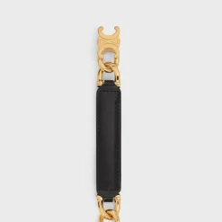 New SMALL GOURMETTE TRIOMPHE ADJUSTABLE BELT in Taurillon Leather Women Other Lines