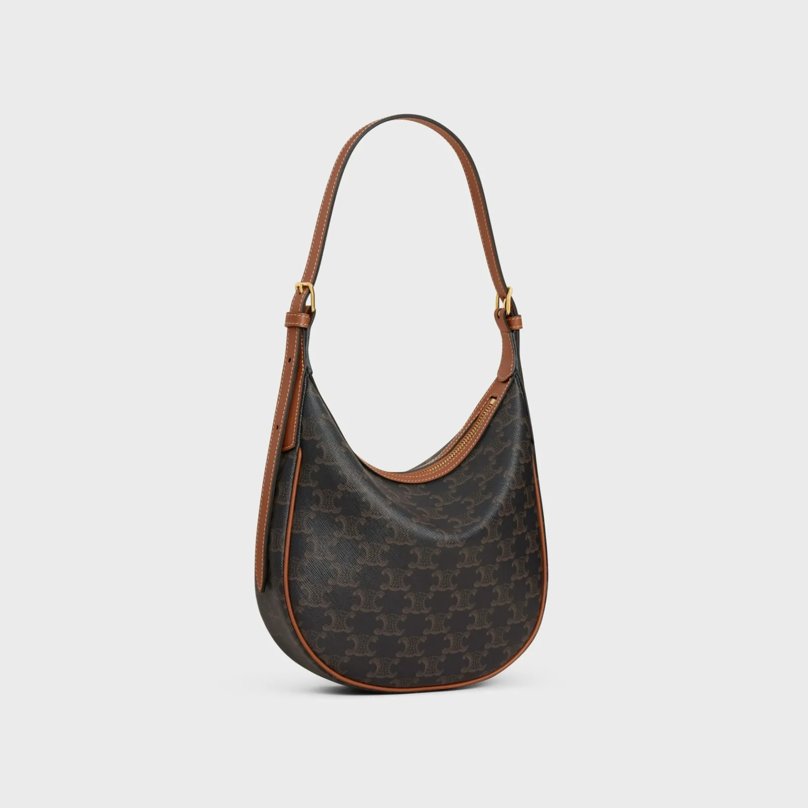 Discount SMALL HELOÏSE BAG CUIR TRIOMPHE in TRIOMPHE CANVAS & CALFSKIN Women Triomphe Canvas | More Lines·Cuir Triomphe