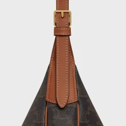 Discount SMALL HELOÏSE BAG CUIR TRIOMPHE in TRIOMPHE CANVAS & CALFSKIN Women Triomphe Canvas | More Lines·Cuir Triomphe
