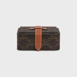 New Small Jewels Case in Triomphe Canvas and Calfskin Beauty Accessories | Travel