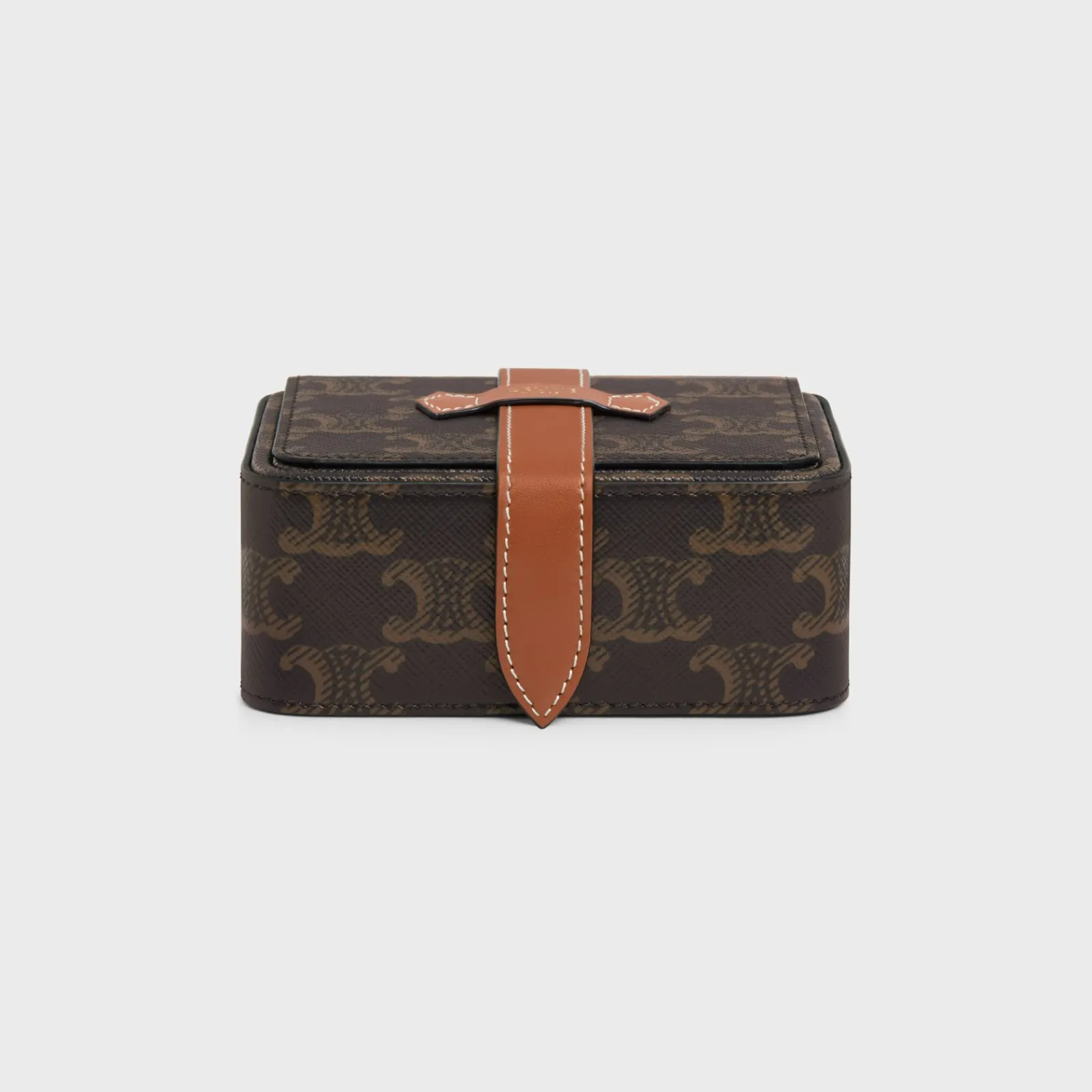 New Small Jewels Case in Triomphe Canvas and Calfskin Beauty Accessories | Travel