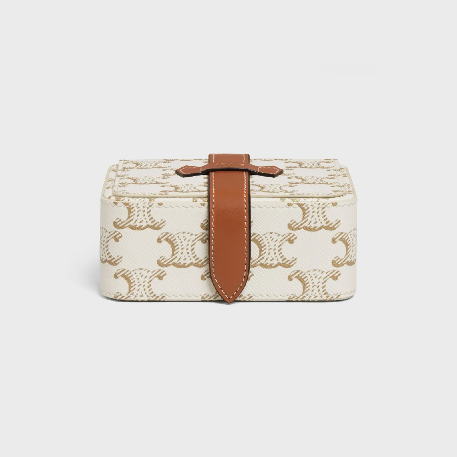 New Small Jewels Case in Triomphe Canvas and Calfskin Beauty Accessories | Travel