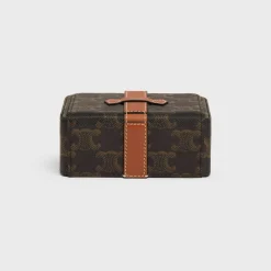 New Small Jewels Case in Triomphe Canvas and Calfskin Beauty Accessories | Travel