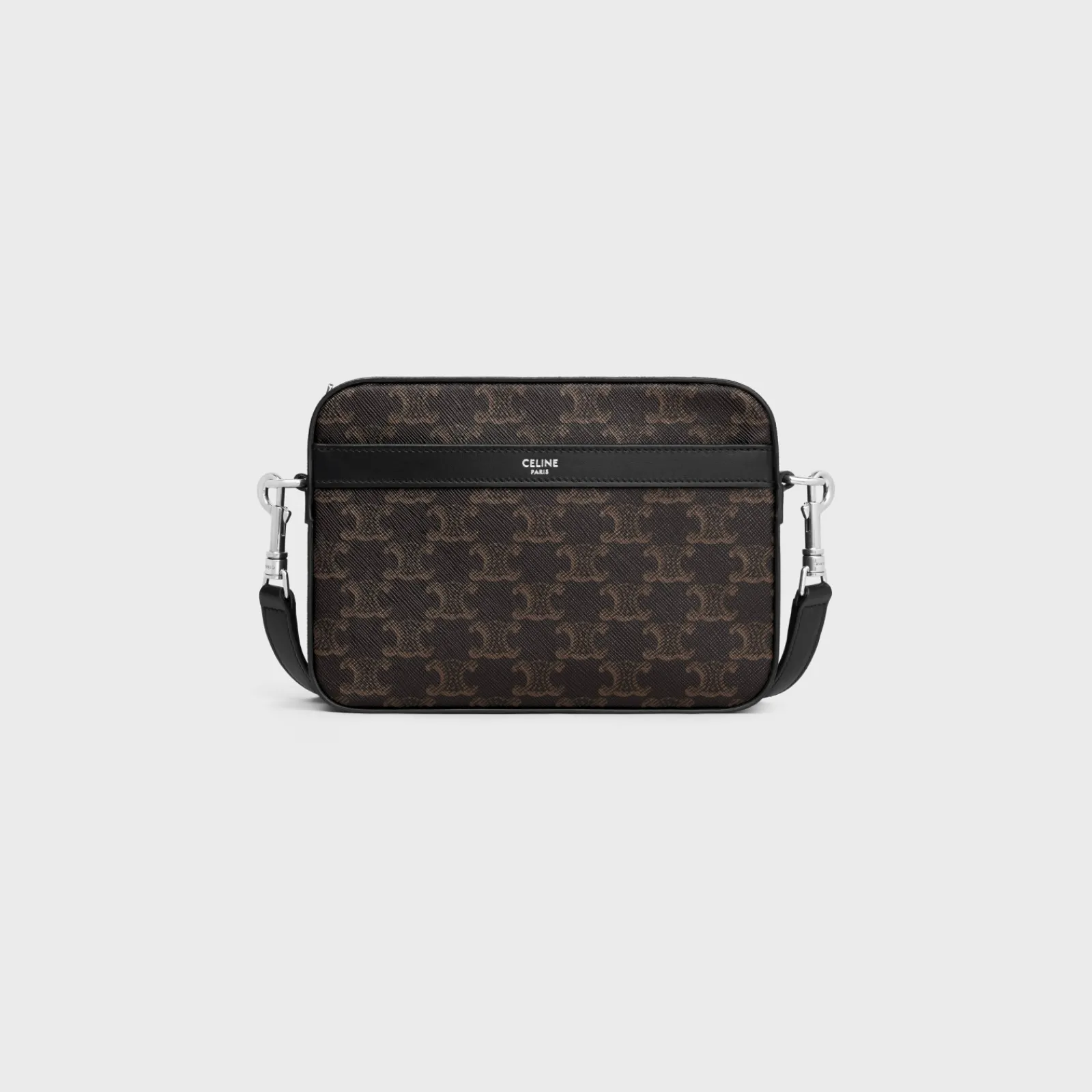 Hot SMALL MESSENGER in TRIOMPHE CANVAS AND CALFSKIN Triomphe Canvas | Categories·Cross-Body Bags