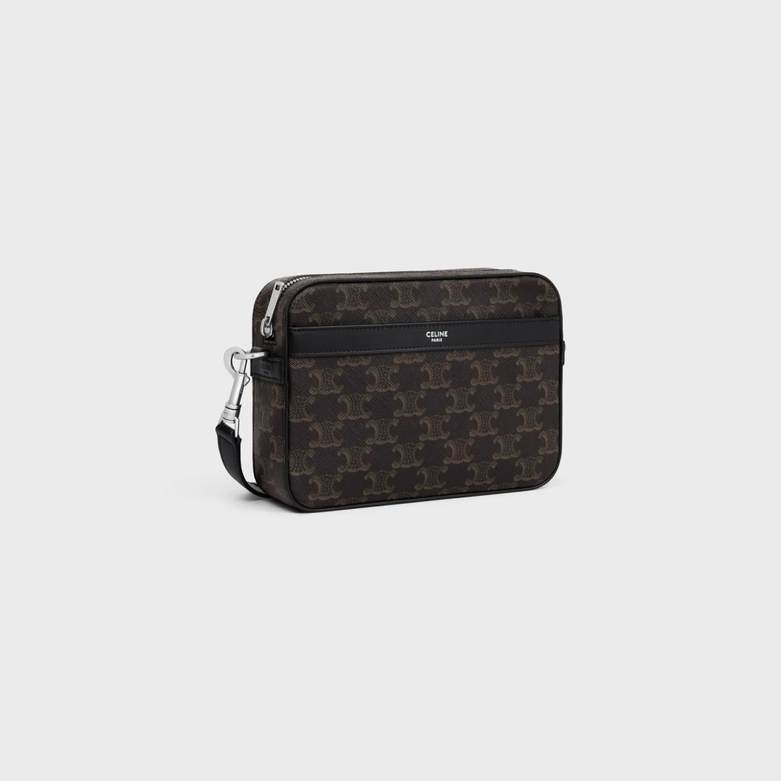 Hot SMALL MESSENGER in TRIOMPHE CANVAS AND CALFSKIN Triomphe Canvas | Categories·Cross-Body Bags