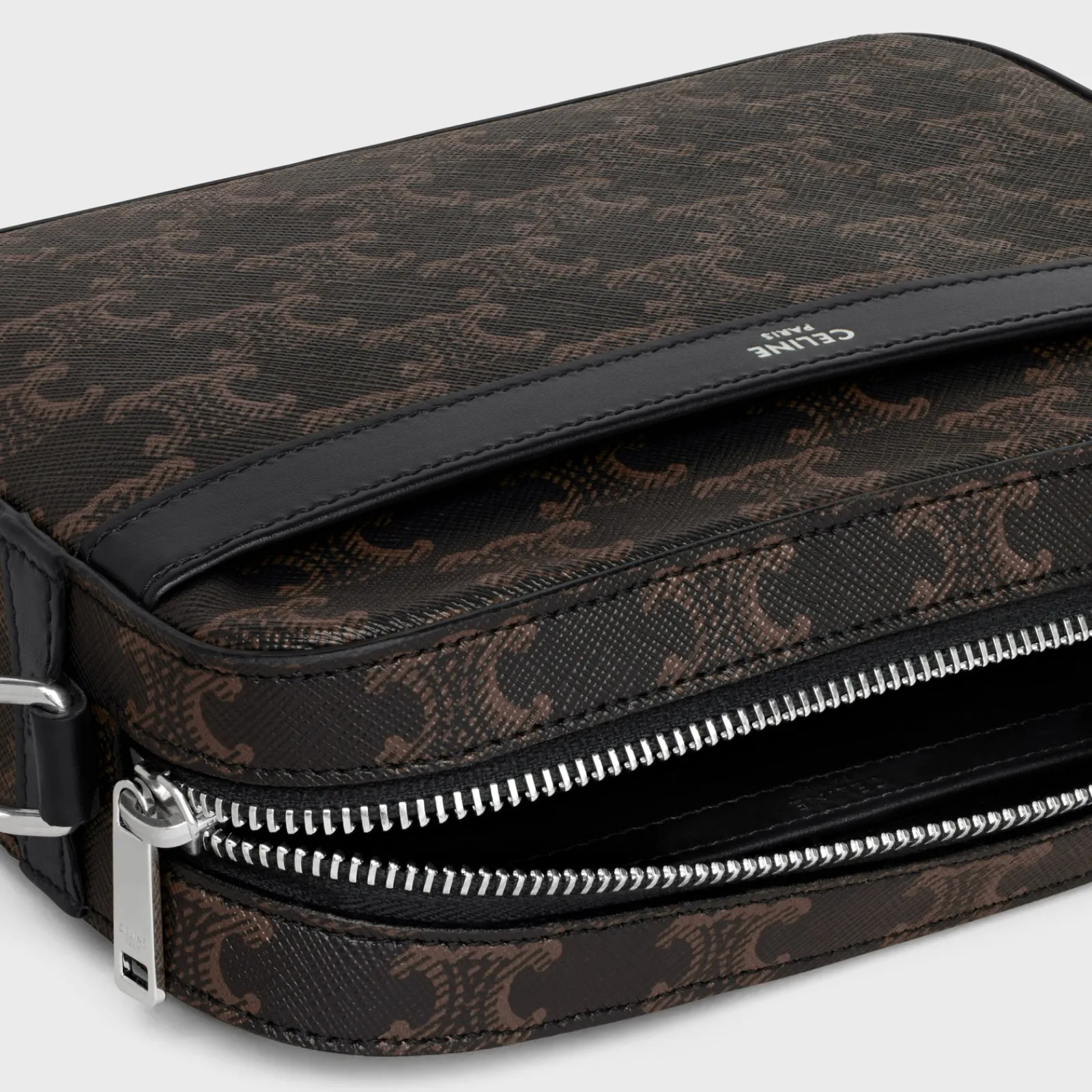 Hot SMALL MESSENGER in TRIOMPHE CANVAS AND CALFSKIN Triomphe Canvas | Categories·Cross-Body Bags