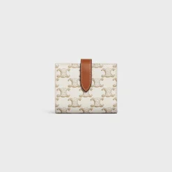 Hot Small Strap Wallet in Triomphe Canvas AND Lambskin Women Triomphe Canvas | Categories·Wallets