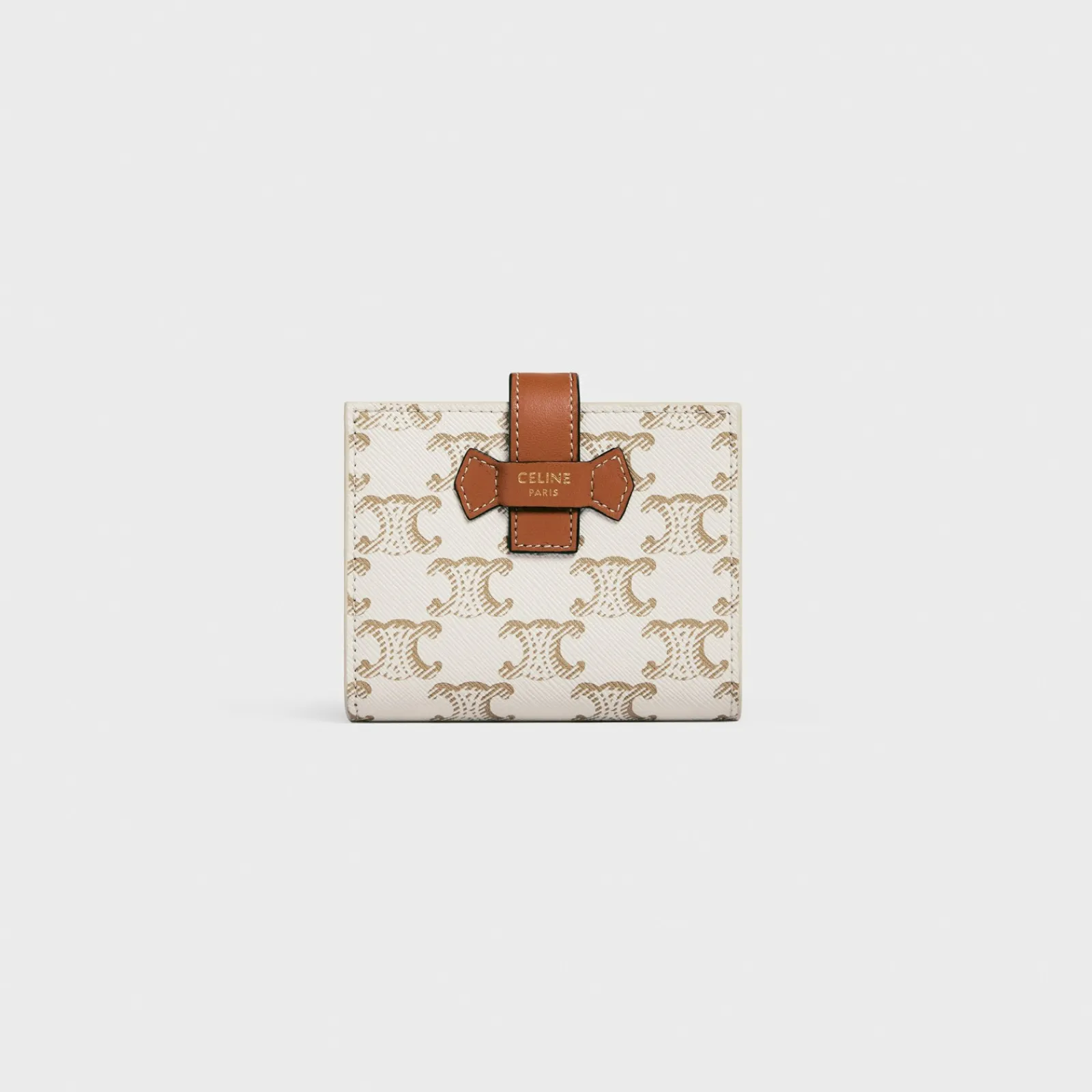 Hot Small Strap Wallet in Triomphe Canvas AND Lambskin Women Triomphe Canvas | Categories·Wallets