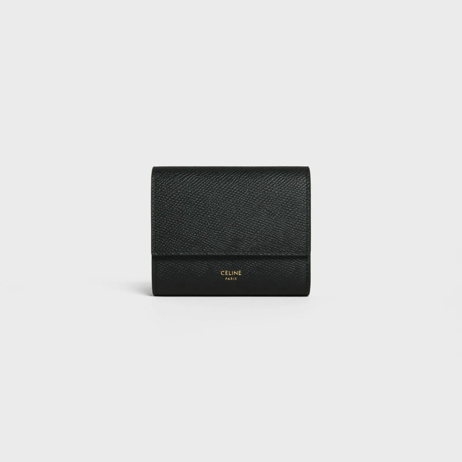 New Small trifold wallet in Grained calfskin Women More Lines·Essentials | Categories·Wallets