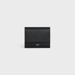 Discount Small trifold wallet in Grained calfskin Essentials | Categories·Allets