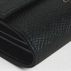 New Small trifold wallet in Grained calfskin Women More Lines·Essentials | Categories·Wallets