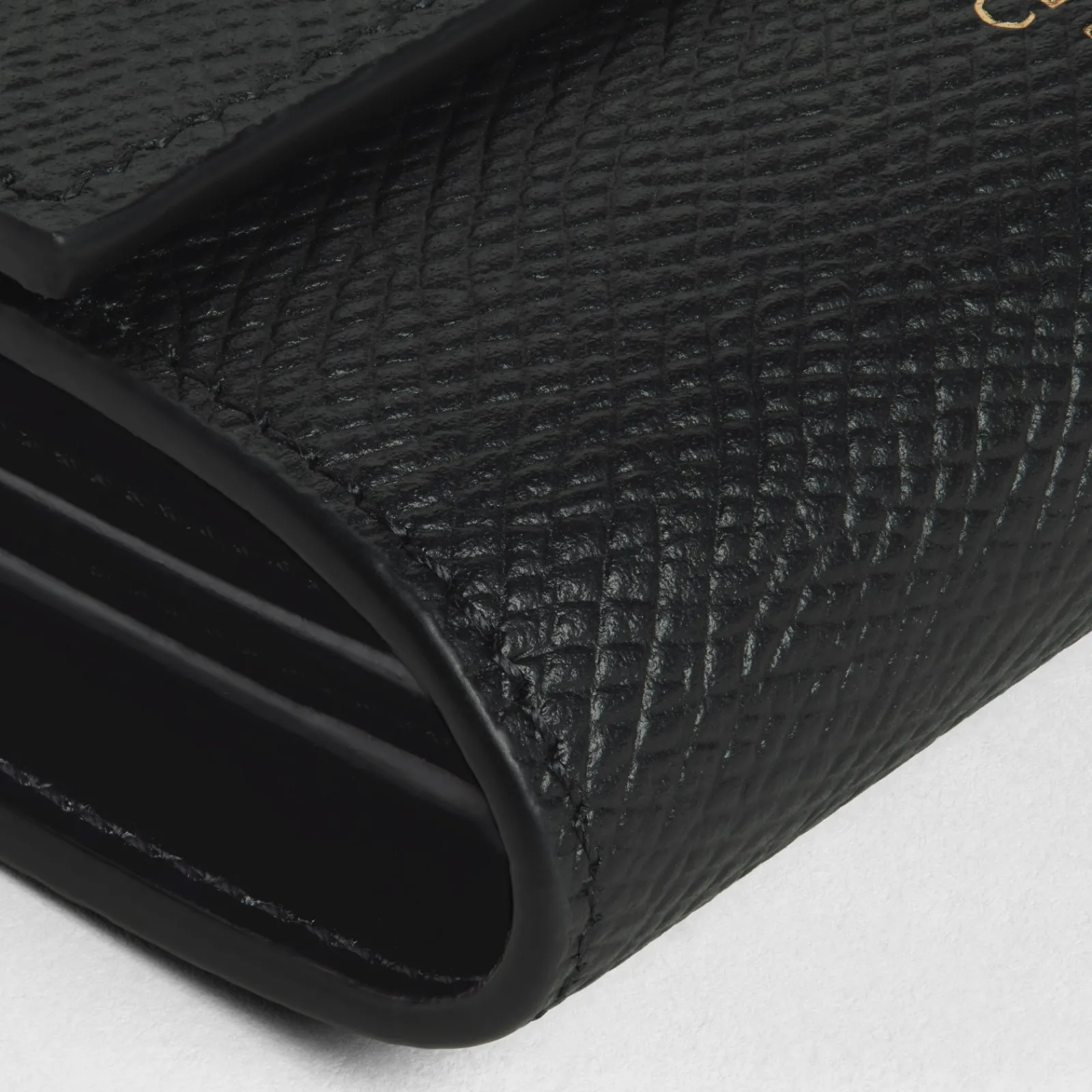 New Small trifold wallet in Grained calfskin Women More Lines·Essentials | Categories·Wallets