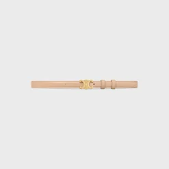 Fashion Small Triomphe Belt in PATENT TAURILLON Women Triomphe