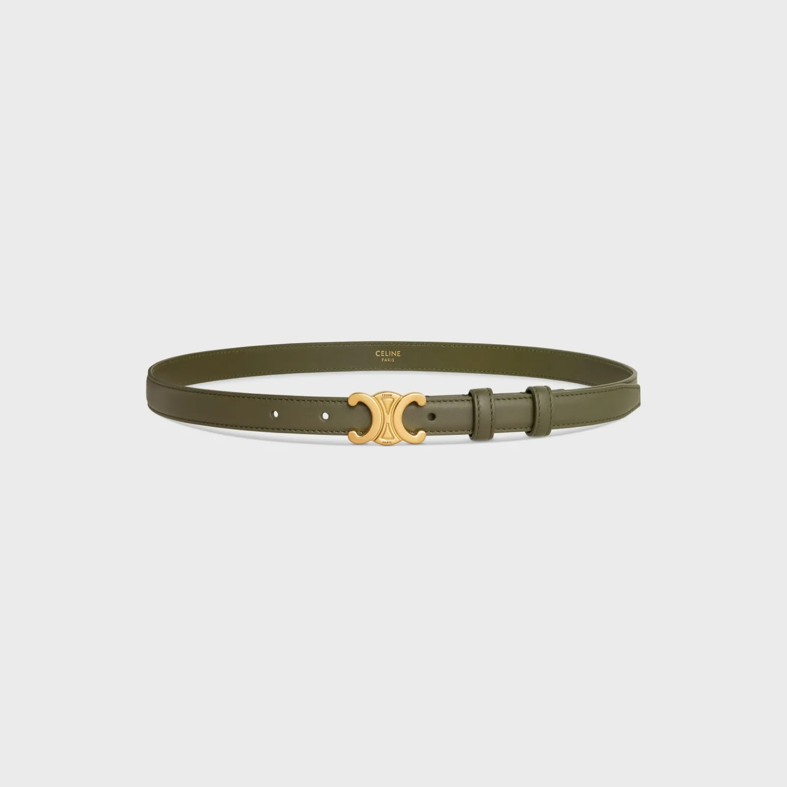 Sale Small Triomphe Belt in Smooth Calfskin Women Triomphe
