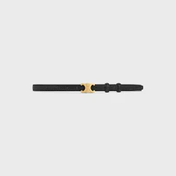Discount Small Triomphe Belt in SUEDE CALFSKIN WITH STRASS Women Triomphe