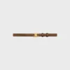 Fashion Small Triomphe Belt in Taurillon Leather Women Triomphe