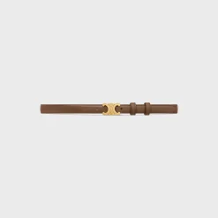 Fashion Small Triomphe Belt in Taurillon Leather Women Triomphe