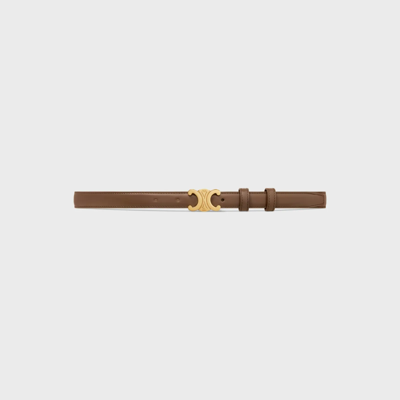 Fashion Small Triomphe Belt in Taurillon Leather Women Triomphe