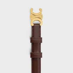 Sale Small Triomphe Belt in Taurillon Leather Women Triomphe