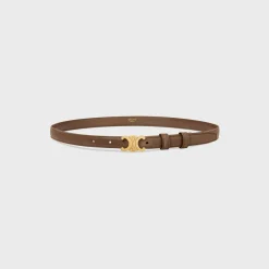 Fashion Small Triomphe Belt in Taurillon Leather Women Triomphe