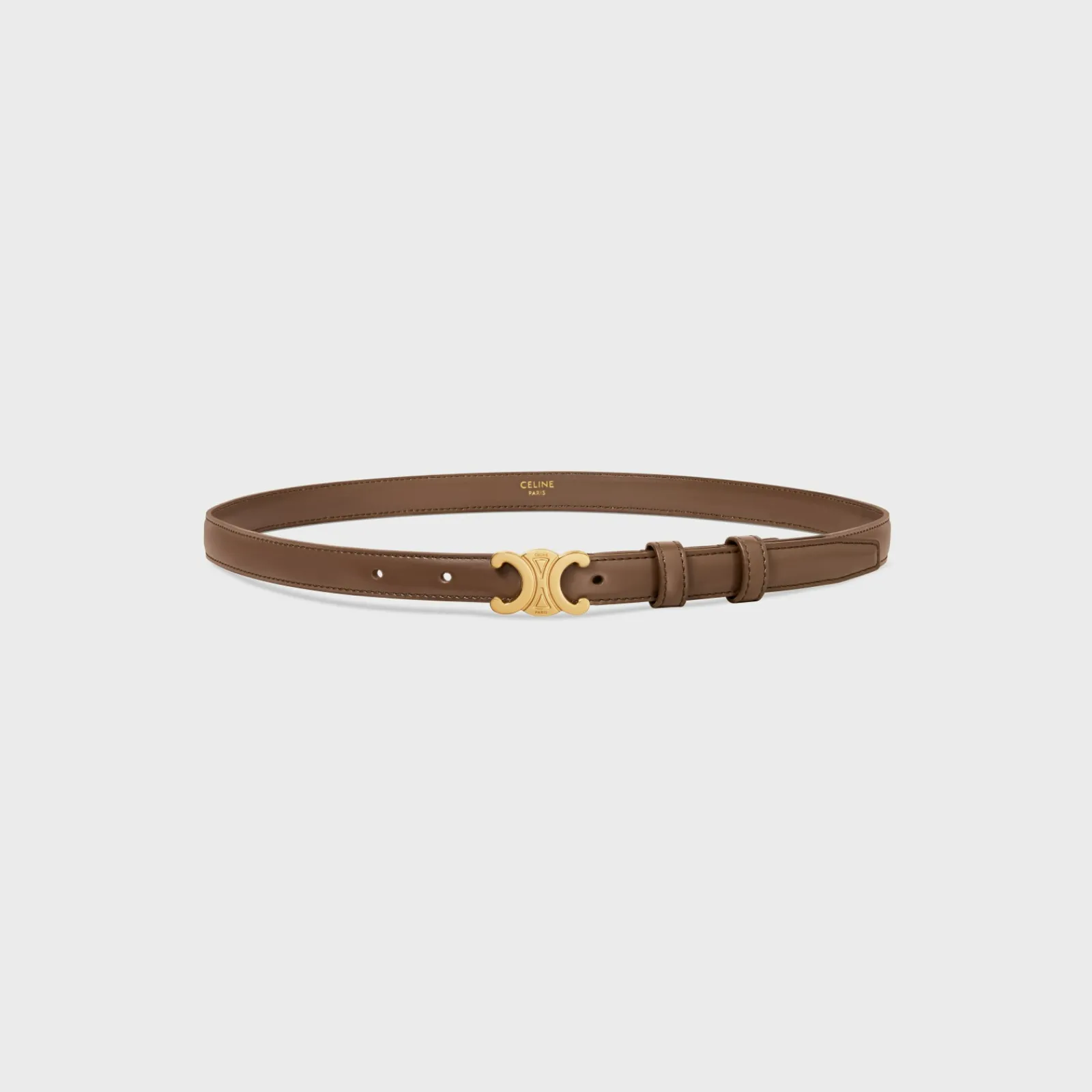 Fashion Small Triomphe Belt in Taurillon Leather Women Triomphe