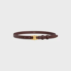 Sale Small Triomphe Belt in Taurillon Leather Women Triomphe