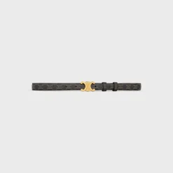 New Small Triomphe Belt in TRIOMPHE CANVAS Women Triomphe