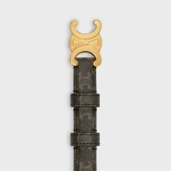 New Small Triomphe Belt in TRIOMPHE CANVAS Women Triomphe