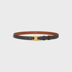 New Small Triomphe Belt in TRIOMPHE CANVAS Women Triomphe