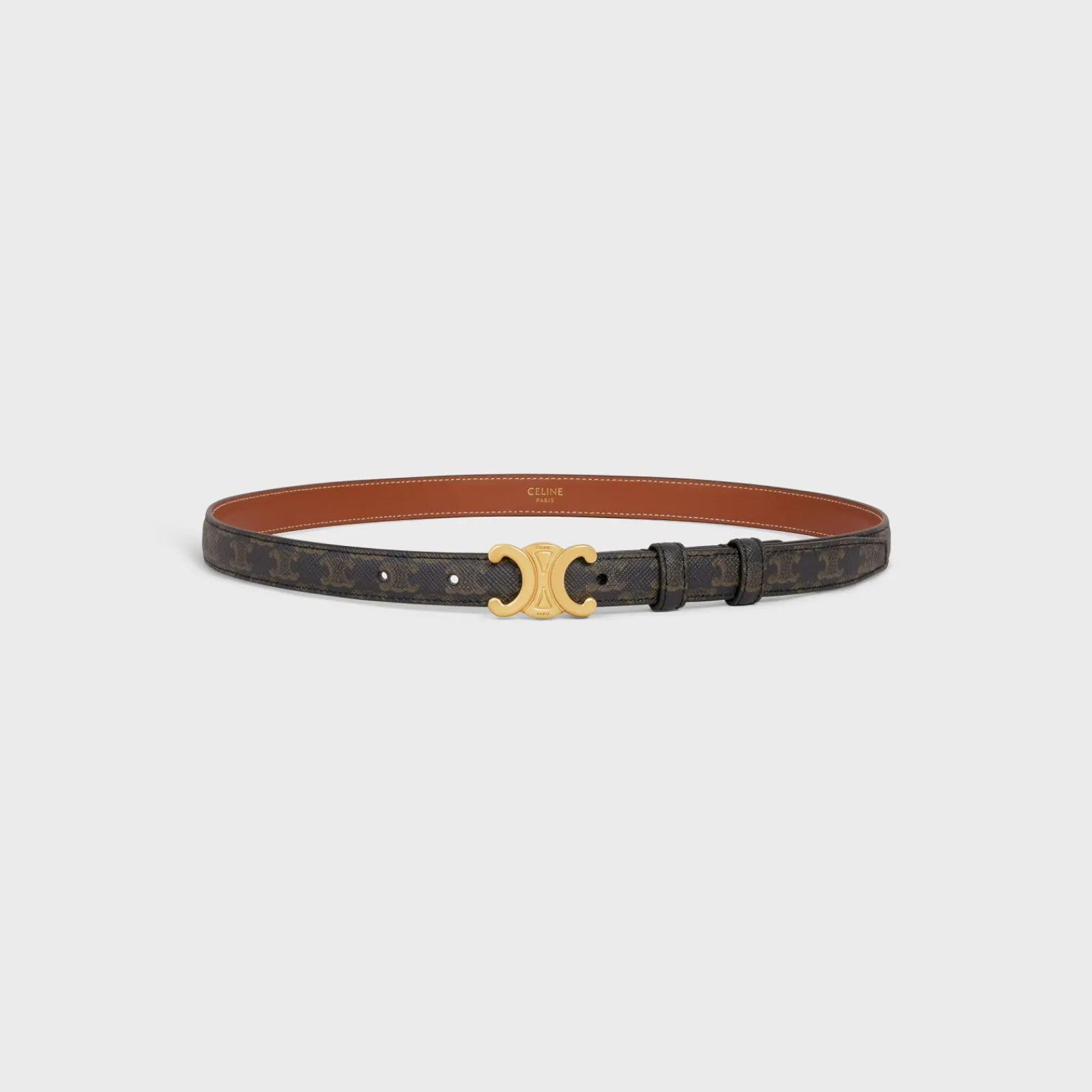 New Small Triomphe Belt in TRIOMPHE CANVAS Women Triomphe