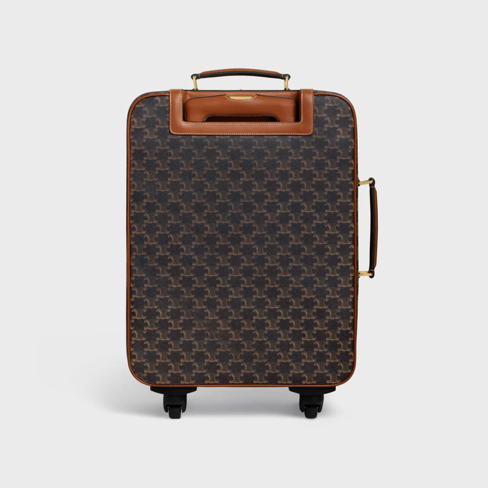 Outlet Small Trolley in Triomphe Canvas and Calfskin Travel