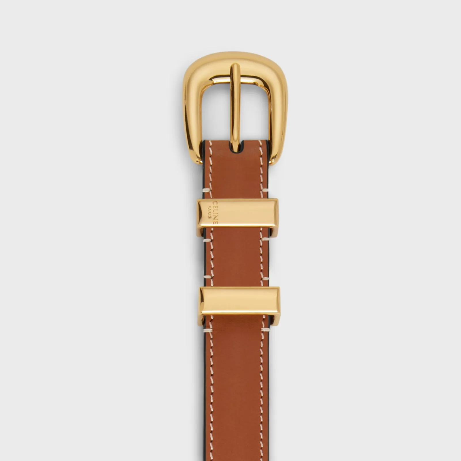 Best SMALL WESTERN BELT in Natural Calfskin Women Western